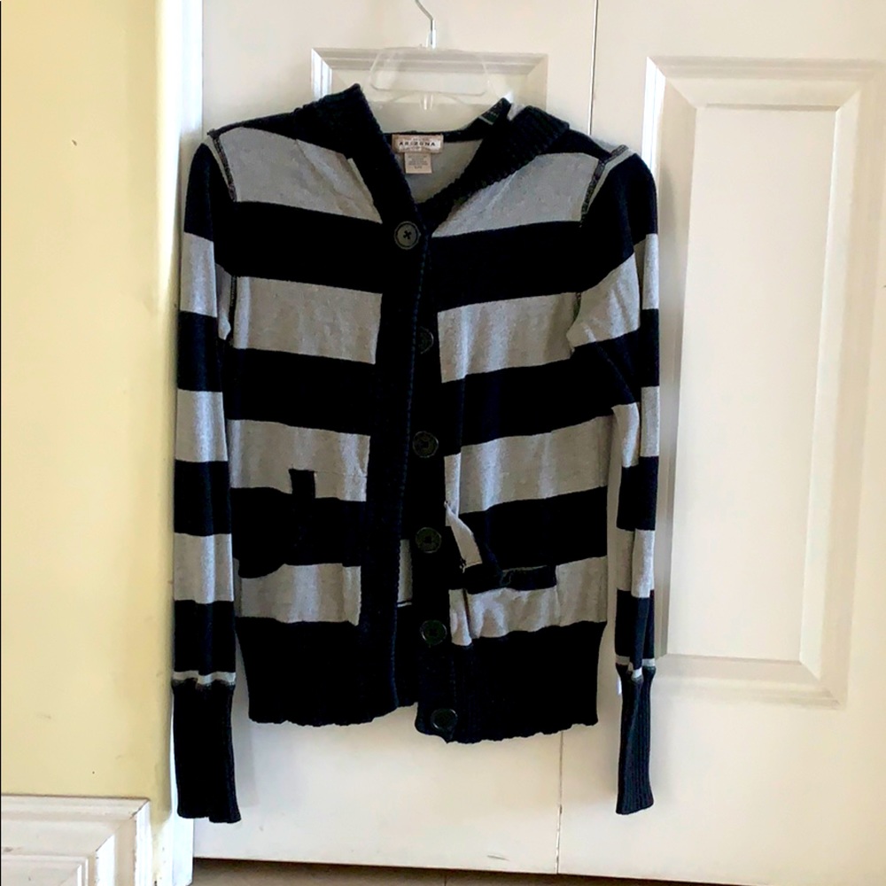 Block striped light jacket